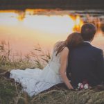 Elegant Destination Wedding Locations in Maine Just married couple at ocean